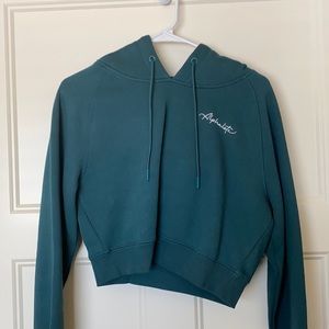 Alphalete cropped hoodie💚💙